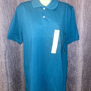 St. John's Bay Men's Blue Coral Polo Shirt